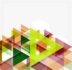 Abstract geometric background Modern overlapping triangles N448