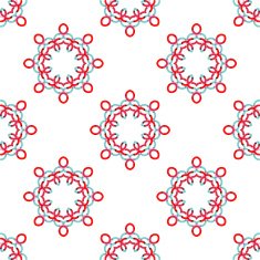Seamless vector geometric abstract pattern Creative round shapes made of N108