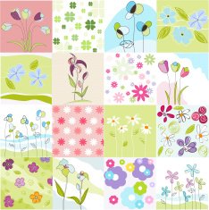 Floral seamless patterns N3