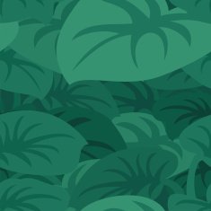 vector amazon jungle seamless pattern