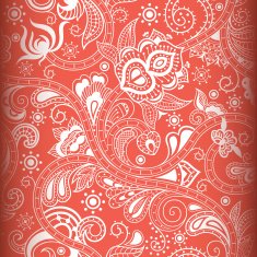 abstract floral pattern N65