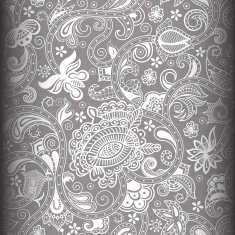abstract floral pattern N66
