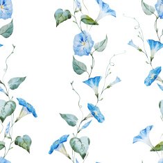 Gentle watercolor floral pattern N3