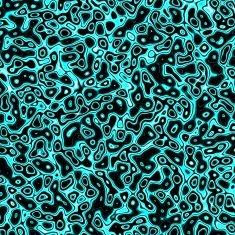 Abstract fractal blue marbleized psychedelic plasma N3