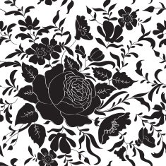 Abstract floral seamless pattern N31