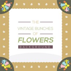 Vintage flowers background N4