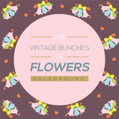 Vintage flowers background N5