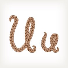 Braids hair font N11