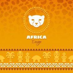 African Tribal Ethnic Art Background N4