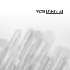 Vector Abstract geometric shape from gray cubes N49