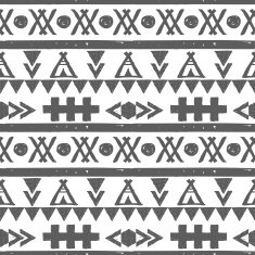 Seamless vector gray and white pattern N7