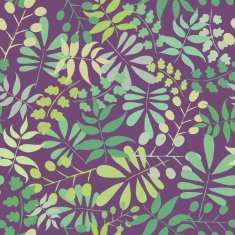 Seamless leaf pattern N74
