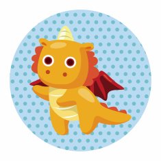 dragon theme elements vector eps N37
