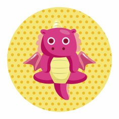 dragon theme elements vector eps N39