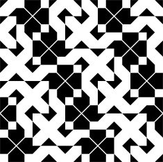 Seamless Vintage Geometric Pattern N64