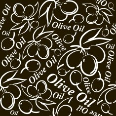 Olive oil seamless pattern N14