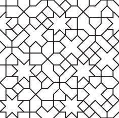 Seamless Girih Geometric pattern