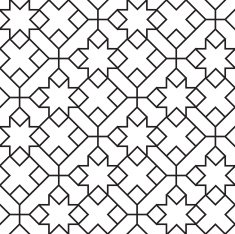 Seamless Girih Geometric pattern N7