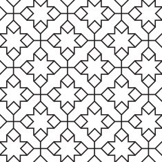 Seamless Girih Geometric pattern N8