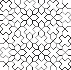 Seamless Girih Geometric pattern N9