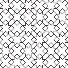 Seamless Girih Geometric pattern N10