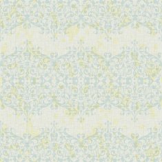 Vector turquoise floral seamless pattern