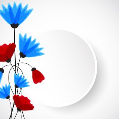 Abstract nature background Field flowers N3