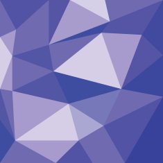 Abstract violet with polygonal pattern on the wall
