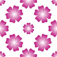Beautiful pink flower Seamless floral pattern N3