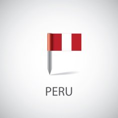 peru flag pin N2