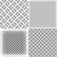Set of 9 abstract vintage geometric wallpaper N49