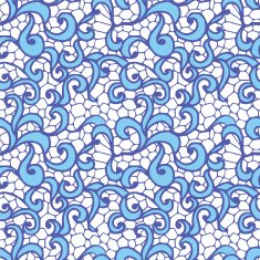 Lace seamless pattern with flowers N240