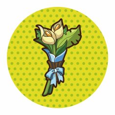 flower bouquet theme elements vector eps N37