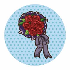 flower bouquet theme elements vector eps N41