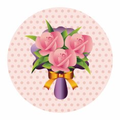 flower bouquet theme elements vector eps N48