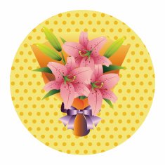 flower bouquet theme elements vector eps N49