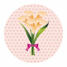 flower bouquet theme elements vector eps N52