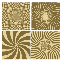 Black and white hypnotic background N14