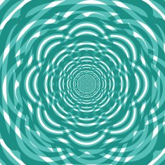 Retro Vintage Hypnotic Background Vector Illustration N4