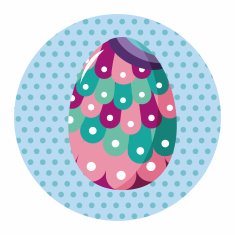 easter egg theme elements background eps10 N45