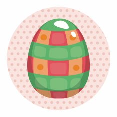 easter egg theme elements background eps10 N49