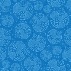 Vector aquatic abstract bubbles texture seambless pattern