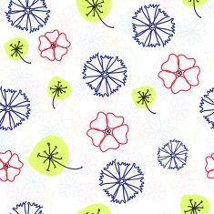 Naive floral background