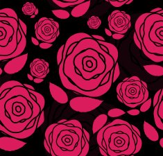 Floral Seamless Pattern Background for Wedding and Birthday Vec N8