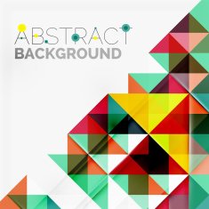 Abstract geometric background Modern overlapping triangles N467