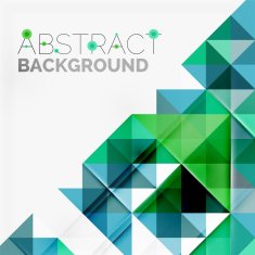 Abstract geometric background Modern overlapping triangles N479