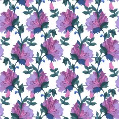Floral Watercolor seamless pattern N4