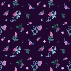 Floral Watercolor seamless pattern N6