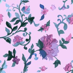 Floral Watercolor seamless pattern N8