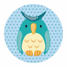 animal owl cartoon theme elements N3